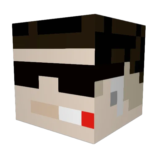 Babulu2215 Minecraft avatar head, 3D render