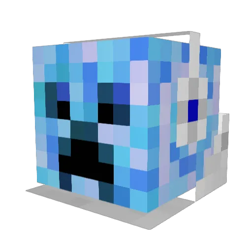 Babupogi04 Minecraft avatar head, 3D render