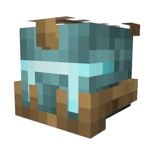 BabyAbigili Minecraft avatar head, 3D render