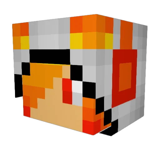 BabyDuck5 Minecraft avatar head, 3D render