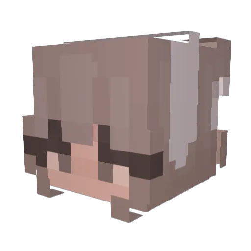 BabyEl13 Minecraft avatar head, 3D render
