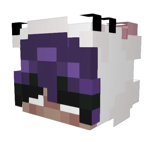 BabyGirl4122024 Minecraft avatar head, 3D render