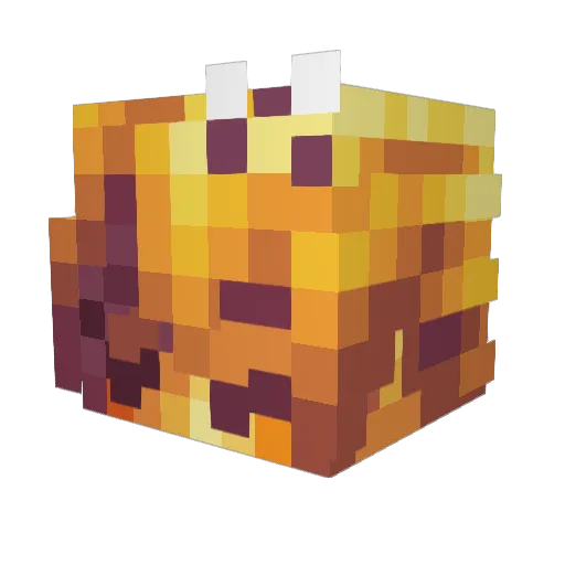 BabyGoomba Minecraft avatar head, 3D render