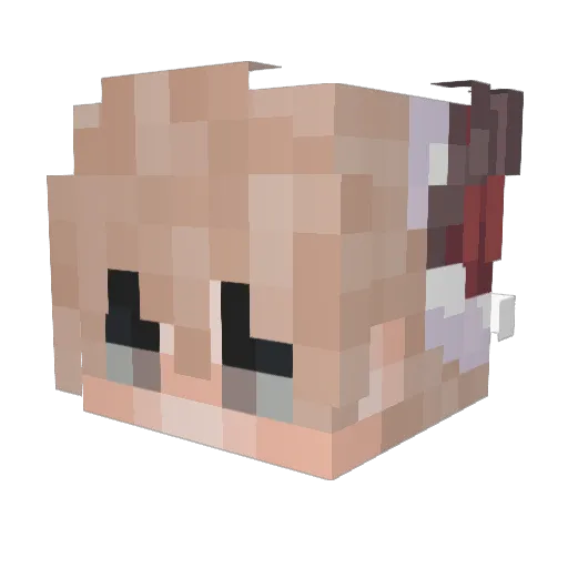 BabyItsColdToday Minecraft avatar head, 3D render
