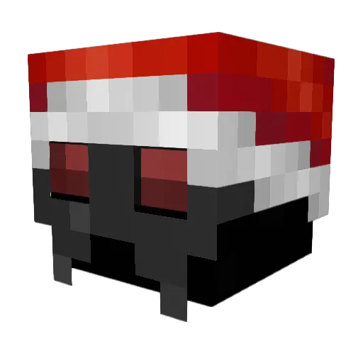 BabyKraqqen Minecraft avatar head, 3D render