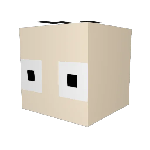 BabyLee11 Minecraft avatar head, 3D render