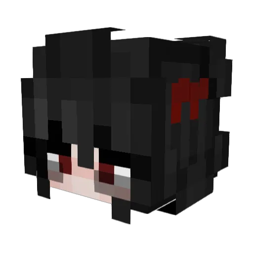 BabyMama1 Minecraft avatar head, 3D render