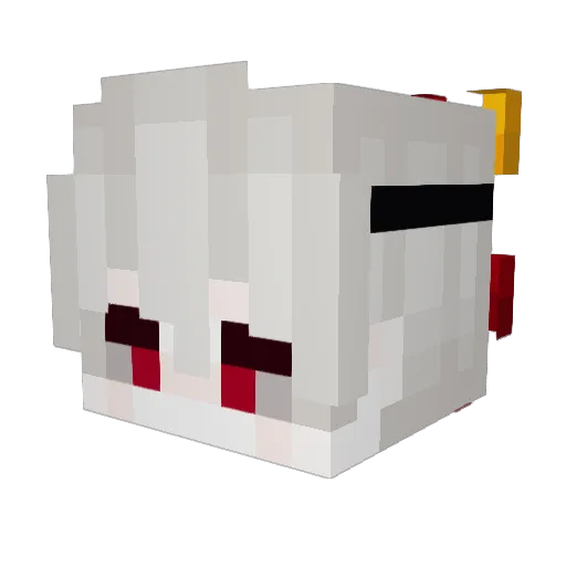 BabyMilton1 Minecraft avatar head, 3D render