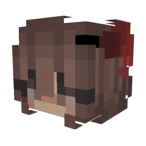 BabySage6 Minecraft avatar head, 3D render
