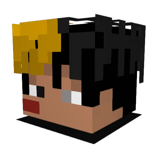 BabyYe Minecraft avatar head, 3D render