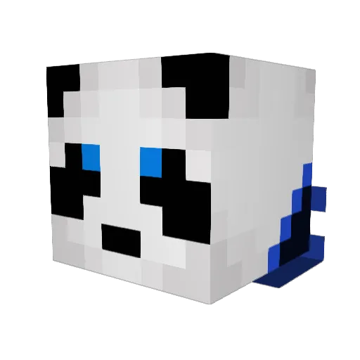 BabyYoda4927 Minecraft avatar head, 3D render