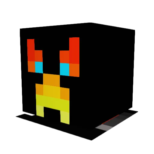 Baby_J24 Minecraft avatar head, 3D render