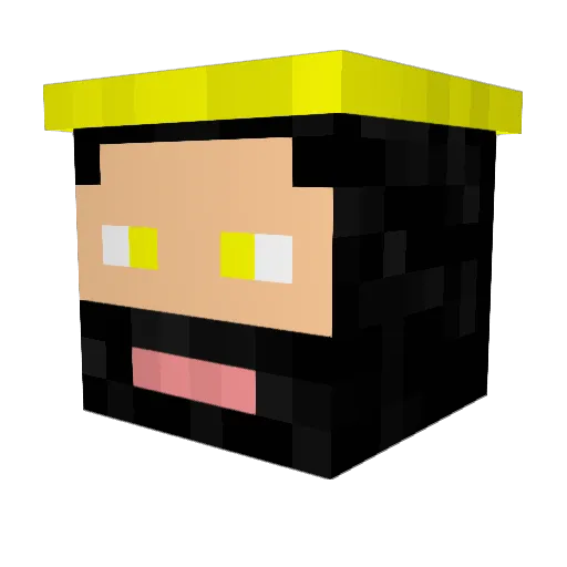 Baby_James Minecraft avatar head, 3D render