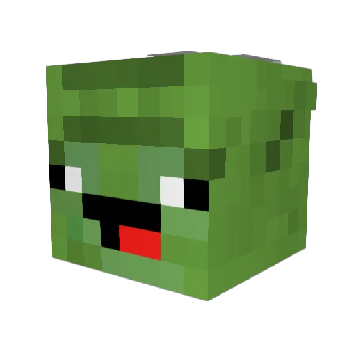 Baby_Joda Minecraft avatar head, 3D render