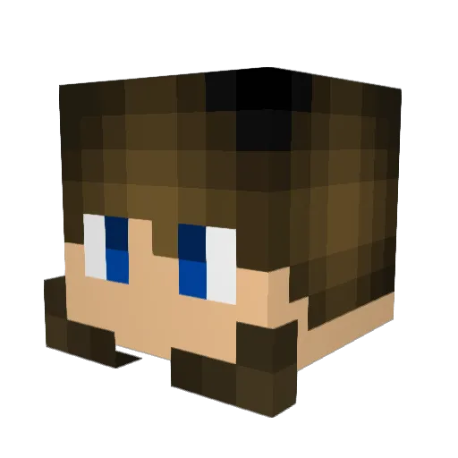 Baby_Mackett Minecraft avatar head, 3D render