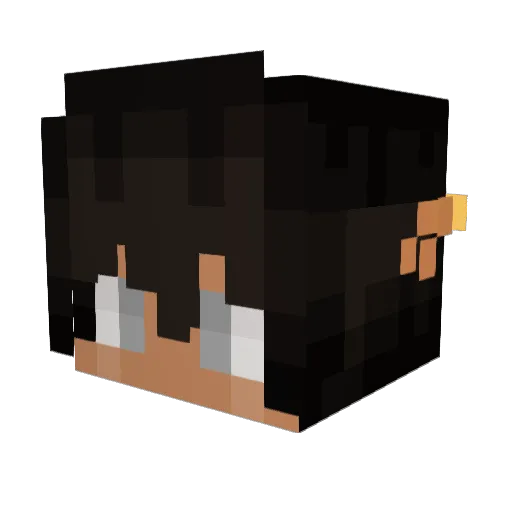 Baby_Mirko Minecraft avatar head, 3D render