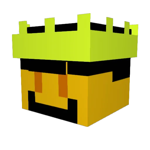 Baby_NyX Minecraft avatar head, 3D render