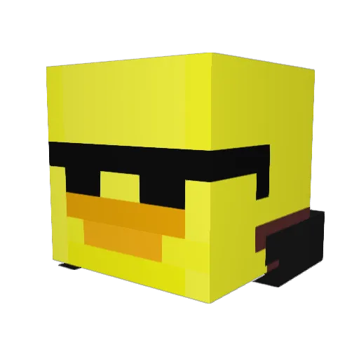 Baby_Panti Minecraft avatar head, 3D render