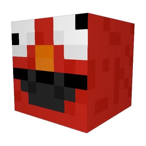 Baby_Paytas Minecraft avatar head, 3D render