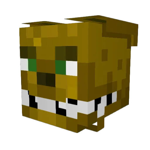 Baby_Taz Minecraft avatar head, 3D render