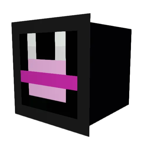 Baby_gakk Minecraft avatar head, 3D render