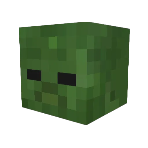 Babydoll881 Minecraft avatar head, 3D render
