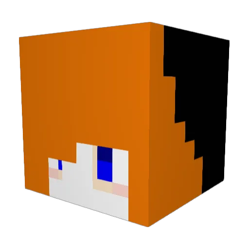 Babylynn10 Minecraft avatar head, 3D render