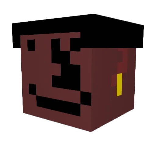 BabytronFan2012 Minecraft avatar head, 3D render
