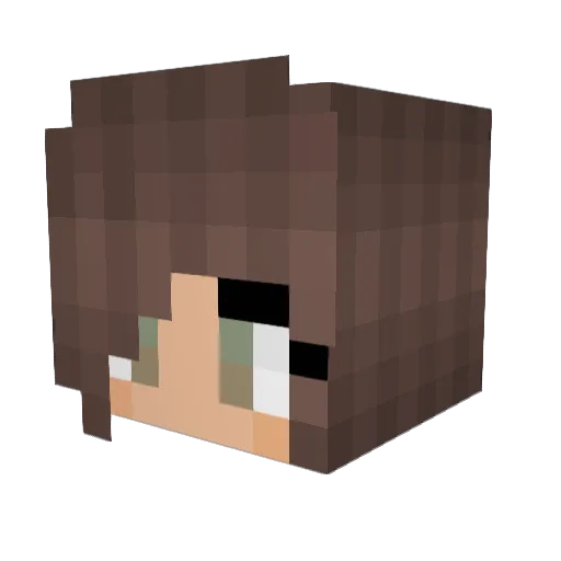 Babyy_aprill Minecraft avatar head, 3D render