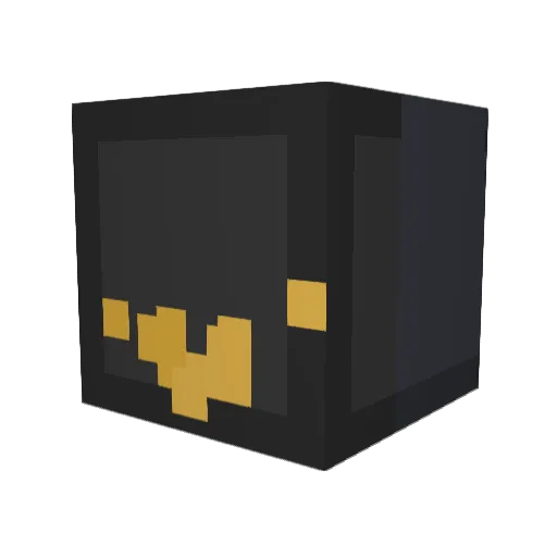 Bacardx Minecraft avatar head, 3D render