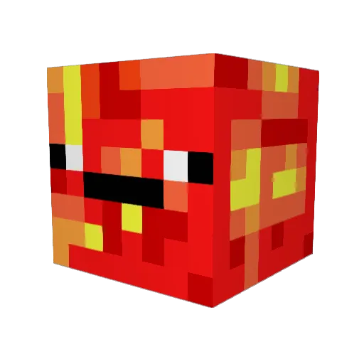 BaccaKingPMC Minecraft avatar head, 3D render