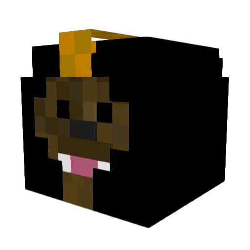 Baccalives33 Minecraft avatar head, 3D render