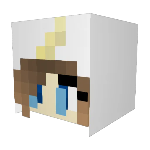 BaccanoTklFthrs Minecraft avatar head, 3D render
