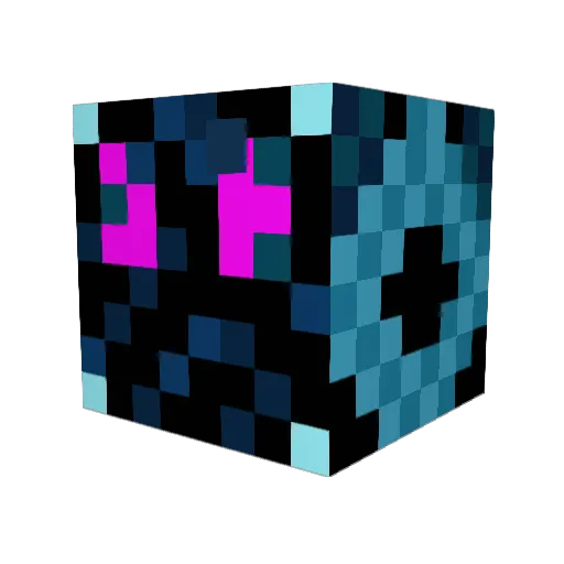Bachfun2 Minecraft avatar head, 3D render