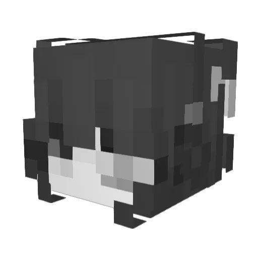 BackToStrangers Minecraft avatar head, 3D render