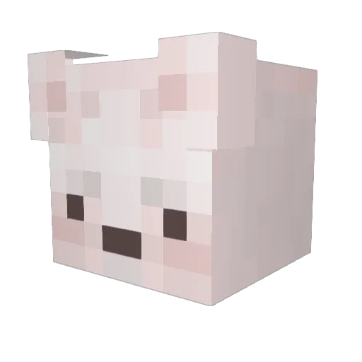 Back_Gom Minecraft avatar head, 3D render