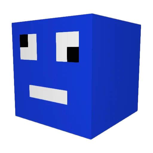 Back_in_yo_cage Minecraft avatar head, 3D render