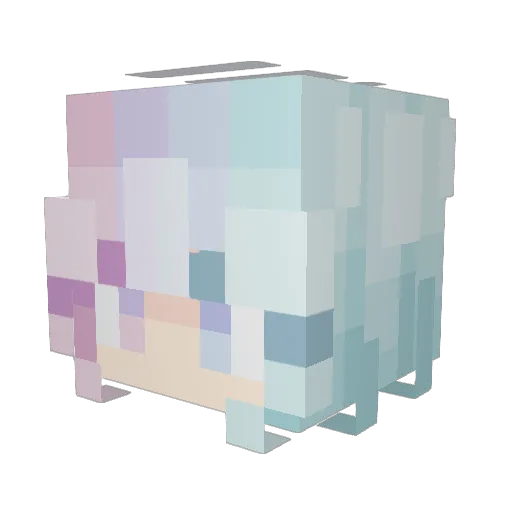 BackdooredJar Minecraft avatar head, 3D render
