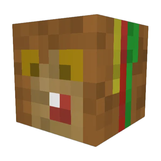 BackedToasti Minecraft avatar head, 3D render
