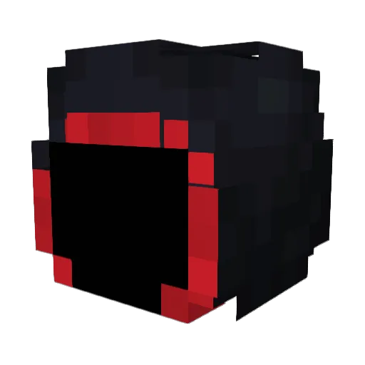 Backfire2019 Minecraft avatar head, 3D render