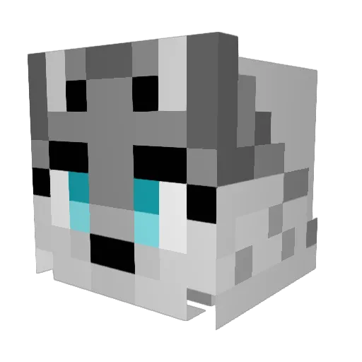 Backfish360 Minecraft avatar head, 3D render