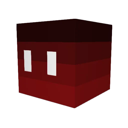 Backhandslap_ Minecraft avatar head, 3D render