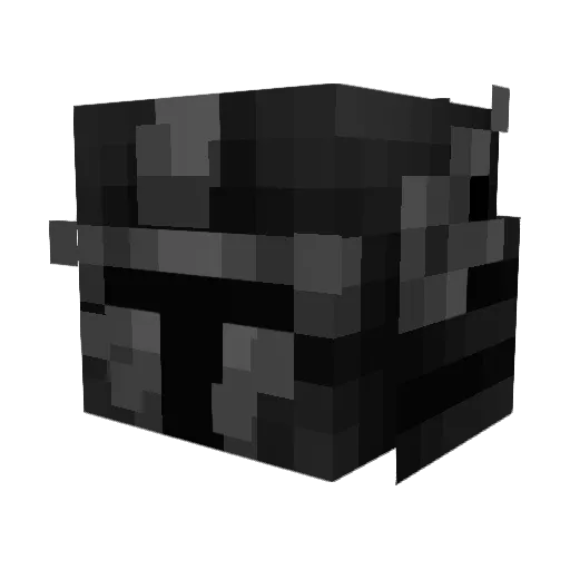 Backkeks Minecraft avatar head, 3D render