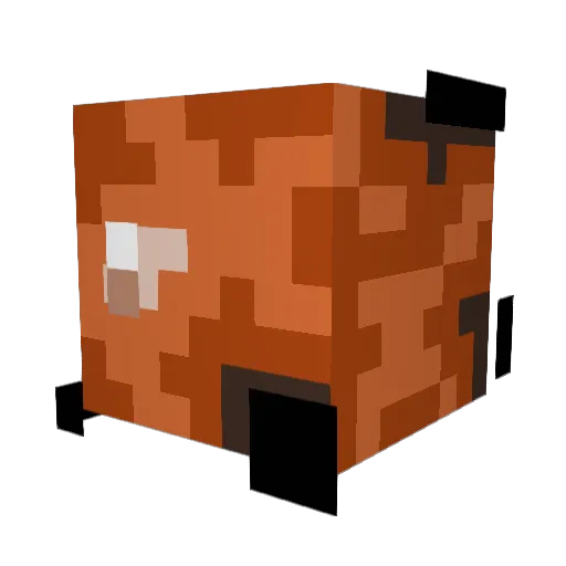 BacklashMC Minecraft avatar head, 3D render