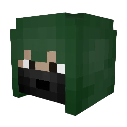 Backstabbingsou1 Minecraft avatar head, 3D render