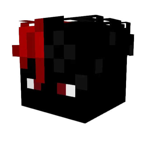 BackwurstTV Minecraft avatar head, 3D render