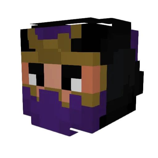 BacoNarco Minecraft avatar head, 3D render