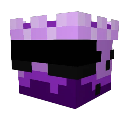 Bacon5555 Minecraft avatar head, 3D render