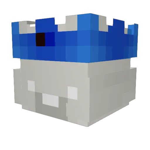 BaconB0t Minecraft avatar head, 3D render