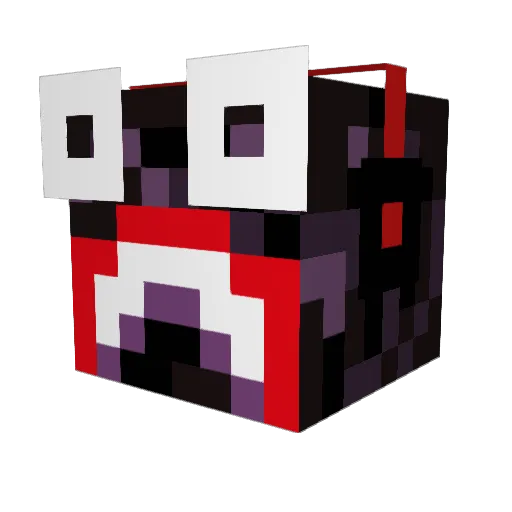 BaconBuble Minecraft avatar head, 3D render